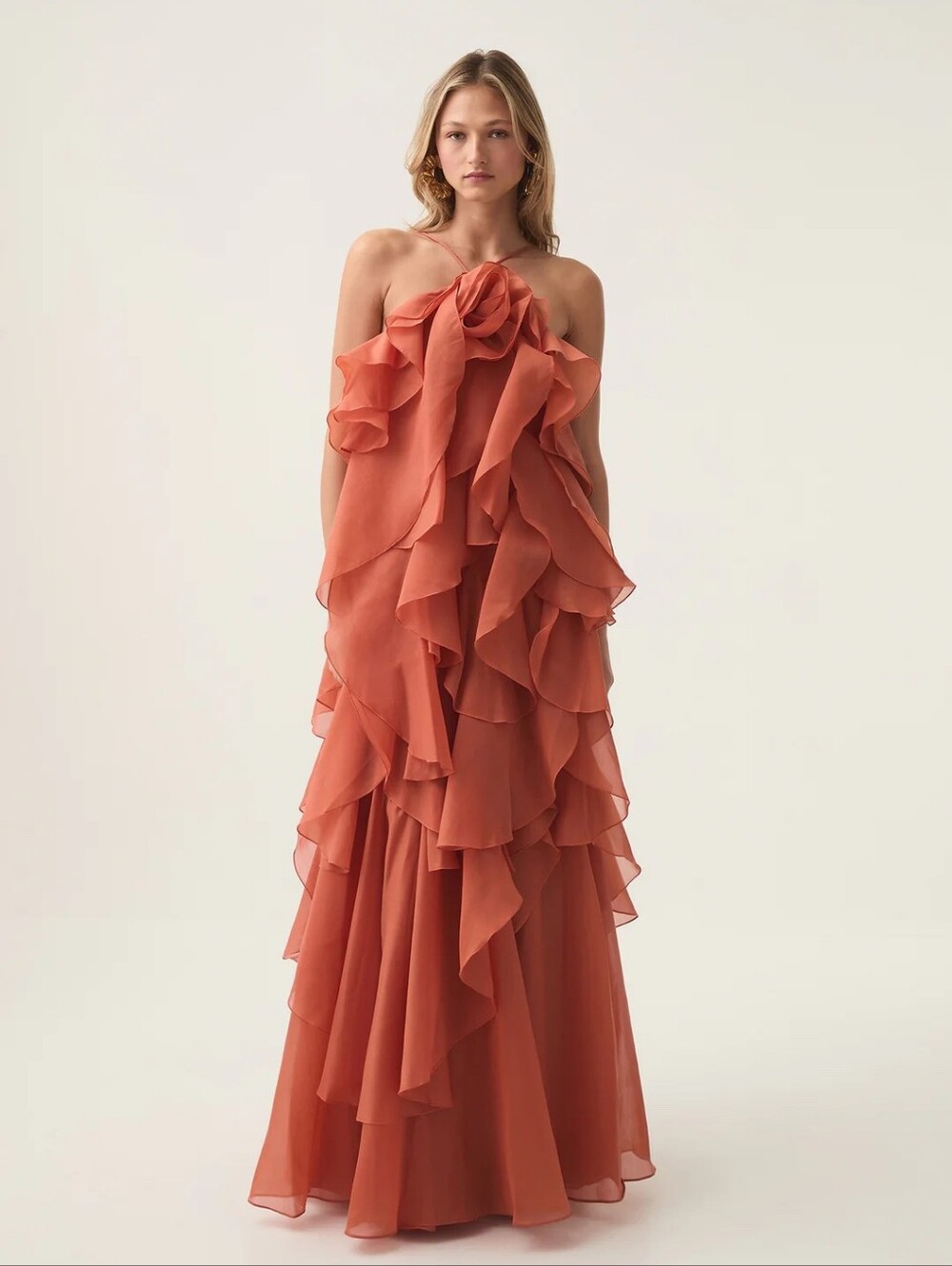 Aje Pandorea Layered Maxi Dress